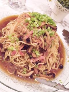 きのことベーコン☆冷製和風ぱすた-レシピのメイン写真