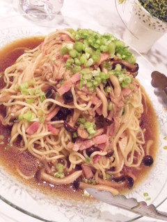 きのことベーコン☆冷製和風ぱすた-レシピのメイン写真