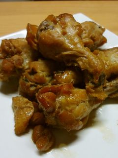 ホロホロ☆圧力鍋使用で鶏手羽元味噌煮-レシピのメイン写真