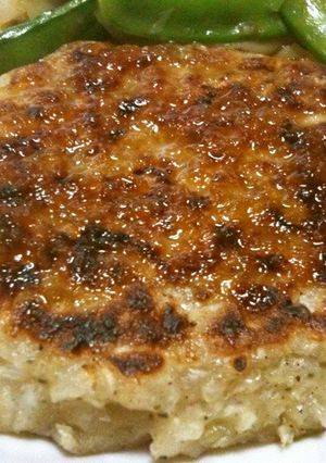 お肉を使わない★新玉ねぎのハンバーグ-レシピのメイン写真