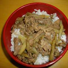 新玉ねぎで牛丼♪-レシピのメイン写真