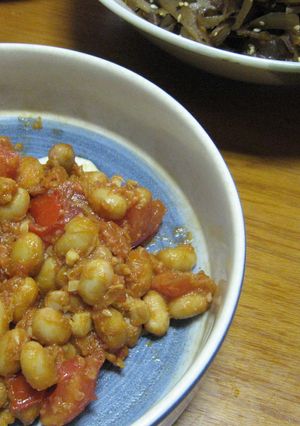 大豆とトマトのケチャップ炒め-レシピのメイン写真