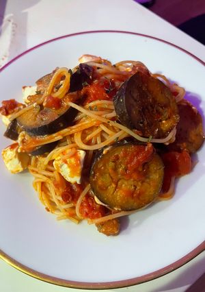 濃厚トマトと茄子のチーズパスタ-レシピのメイン写真