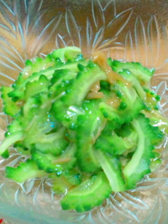 ゴーヤとなめ茸でぺろりんちょ♪-レシピのメイン写真