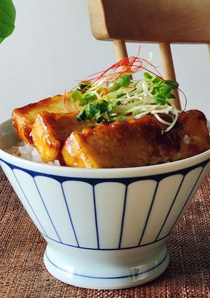 節約☆ヘルシー☆厚揚げの生姜焼き☆お弁当-レシピのメイン写真