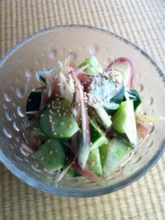 キュウリとミョウガのあえもの☆-レシピのメイン写真