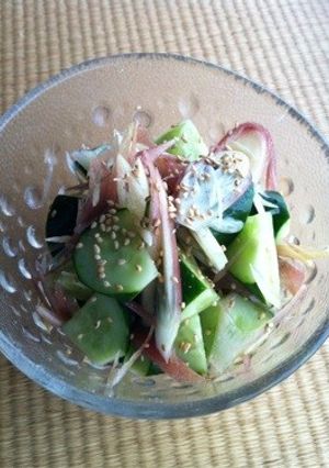 キュウリとミョウガのあえもの☆-レシピのメイン写真