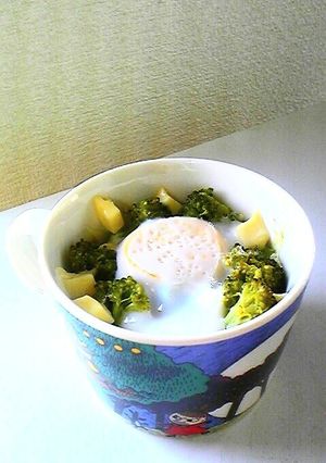 卵とチーズの簡単ココット-レシピのメイン写真