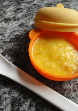 ★離乳食★【初期】かぼちゃのミルクパン★-レシピのメイン写真