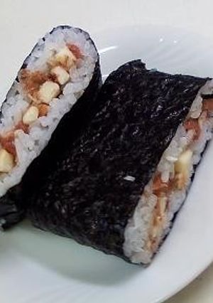 チーズ・梅・おかかのライスサンド-レシピのメイン写真