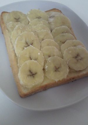 おやつに＊ハニーバナナトースト＊-レシピのメイン写真