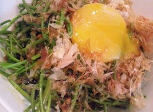 木の芽（あけびの芽）シャキシャキ巣籠り-レシピのメイン写真