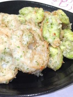✿はちくとそらまめの磯辺揚げ✿-レシピのメイン写真