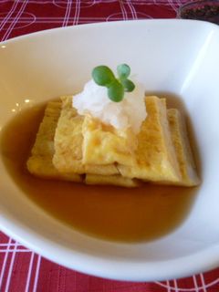 だし汁漬け卵焼き-レシピのメイン写真