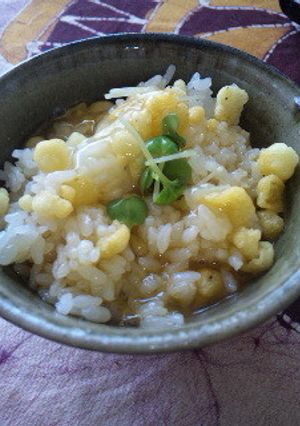 たまごかけごはん★あげ玉入り♪-レシピのメイン写真