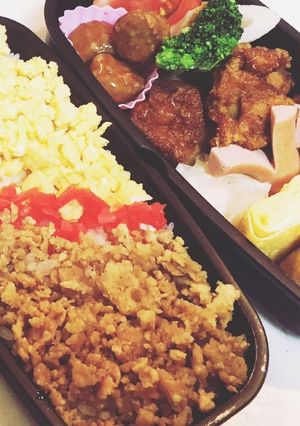 鶏そぼろ/お弁当用-レシピのメイン写真
