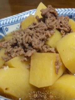 じゃがいもとミンチの甘辛煮-レシピのメイン写真