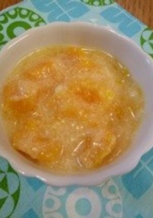離乳食 かぼちゃのとろとろ高野豆腐あん-レシピのメイン写真