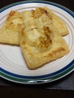 おつまみに♪油揚げのツナマヨ焼き-レシピのメイン写真