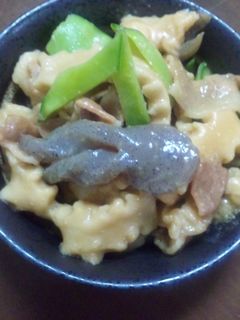 **角麩こんにゃく豚肉☆味噌煮**-レシピのメイン写真