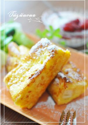 リッチでボリューミーなフレンチトースト♪-レシピのメイン写真