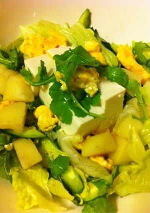 野菜と豆腐のサラダ-レシピのメイン写真