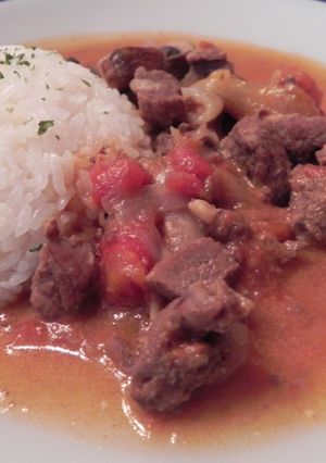 ビーフとマッシュルームのストロガノフ風♪-レシピのメイン写真