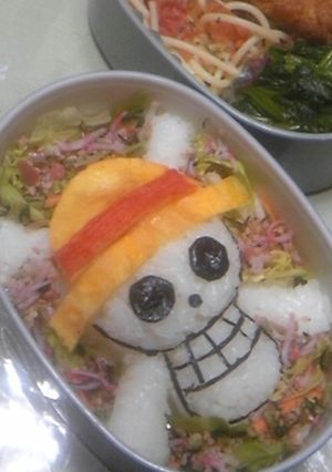 キャラ弁 ワンピース*麦わら海賊団-レシピのメイン写真