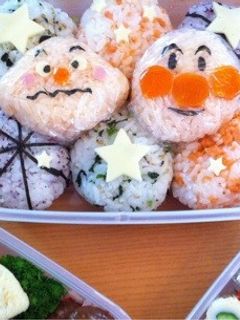 キャラ弁☆アンパンマンおにぎり☆-レシピのメイン写真