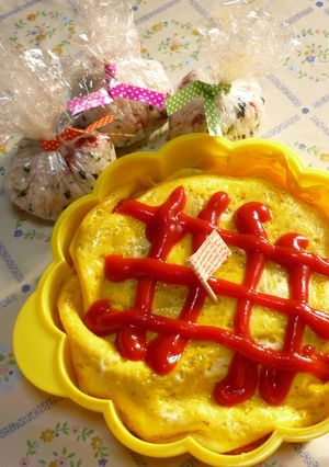 オムライスのお弁当（26）-レシピのメイン写真