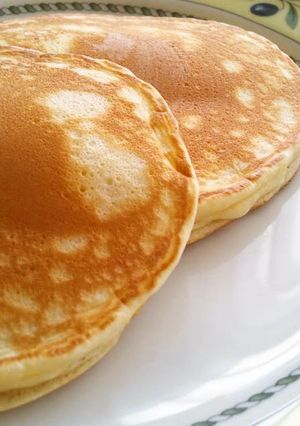 朝食にも便利☆小麦粉で簡単ホットケーキ-レシピのメイン写真