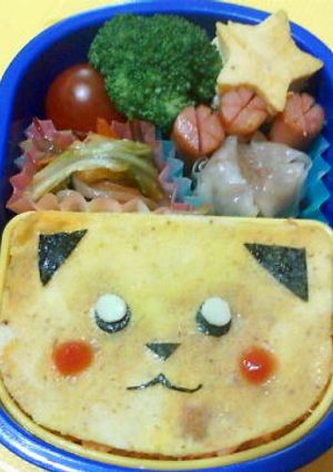 キャラ弁＊ピカチュウ２-レシピのメイン写真