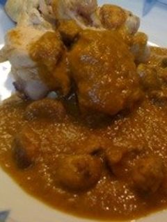チキンドラムのマッシュルームカレー-レシピのメイン写真