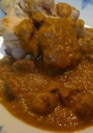 チキンドラムのマッシュルームカレー-レシピのメイン写真