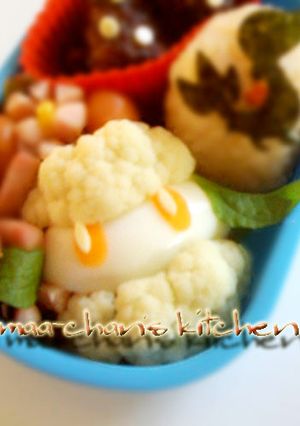 モンメン♥キャラ弁♥ポケモンBW-レシピのメイン写真