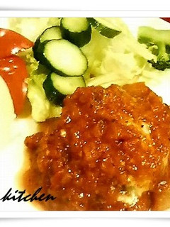 トマトソース☆ハンバーグ-レシピのメイン写真