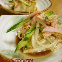 รูปของ 冷やし中華みたいな♡♥冷ややっこ