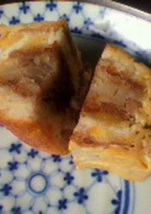 レンジ♪コロッケパンの卵焼き風-レシピのメイン写真