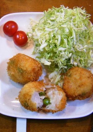 エビとチーズのふわふわコロッケ-レシピのメイン写真