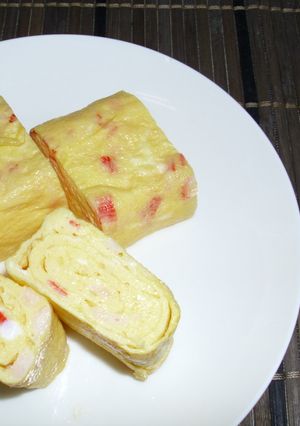 お弁当に♪カニカマヨ卵焼き☆-レシピのメイン写真