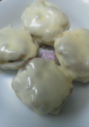 レンコンのチーズのせ肉サンド-レシピのメイン写真