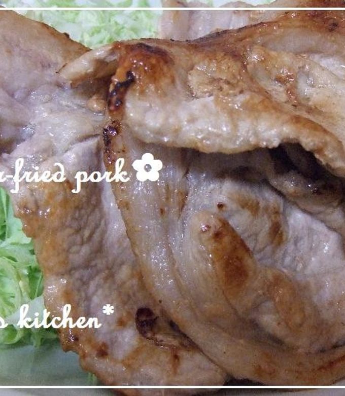 豚のしょうが焼き♬+。-レシピのメイン写真