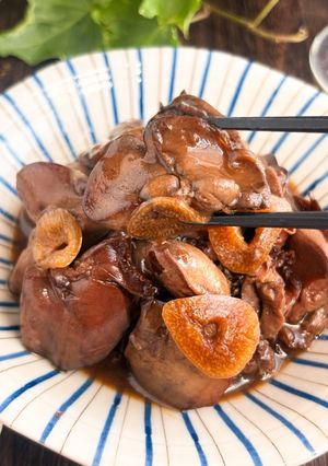 5分煮るだけ♡鶏レバーのはちみつ醤油煮-レシピのメイン写真