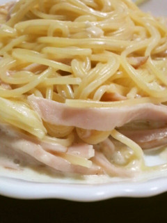 超簡単クリームパスタ-レシピのメイン写真