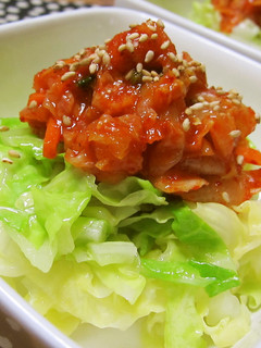 キャベキムチ おつまみ ご飯にも-レシピのメイン写真