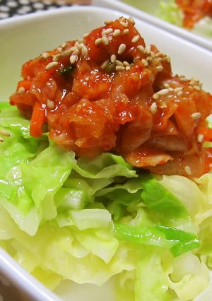 キャベキムチ おつまみ ご飯にも-レシピのメイン写真
