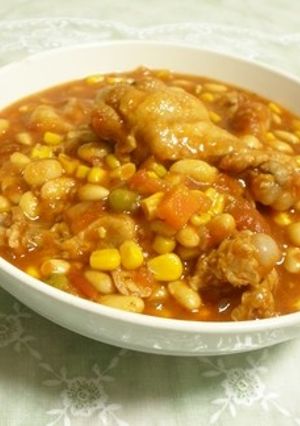 大豆を煮たから◎チリコンカン！-レシピのメイン写真