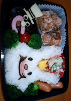 キャラ弁♪ありがとうさぎとおはようなぎ♪-レシピのメイン写真