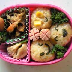 残ったカレーでニコニコお弁当-レシピのメイン写真