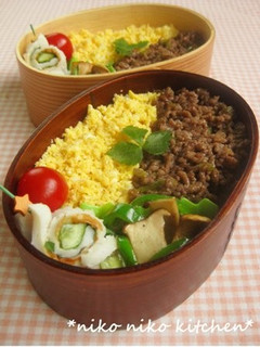 お弁当向き♡ふんわり肉そぼろ-レシピのメイン写真